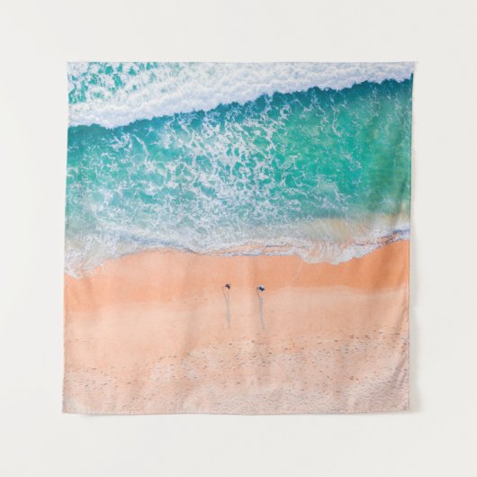 Schöner Strand Wandteppich (Vorderseite)