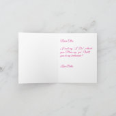 Schöner Strand Werden Sie meine Bridesmaid? In Ros Einladung (Innenseite)