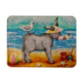 Schöner Stranddonkey Magnet (Horizontal)