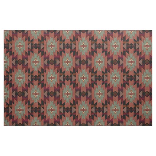 Schöner südwestlicher Rustikaler Braun Stil Stoff (Fat Quarter (45,7 x 55,9 cm))