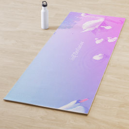 Schöner Swan Lake Yogamatte