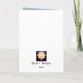 Schöner Tag - afrikanisch-afrikanischer Blankgrüß Karte (Rückseite)