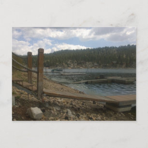 Schöner Tag am Dock Lake Postkarte