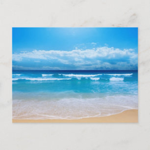 schöner Tag am Strand Postkarte