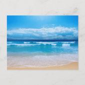 schöner Tag am Strand Postkarte (Vorderseite)