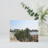 schöner Tag am Teich Postkarte (Stehend Vorderseite)