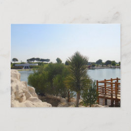 schöner Tag am Teich Postkarte