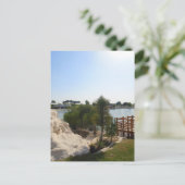 schöner Tag am Teich Postkarte (Stehend Vorderseite)