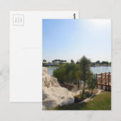 schöner Tag am Teich Postkarte (Vorne/Hinten)