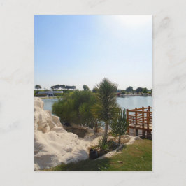 schöner Tag am Teich Postkarte