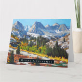 Schöner Tag auf dem Berg Karte (Vorderseite)