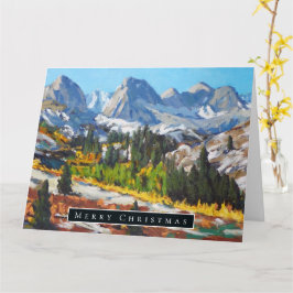 Schöner Tag auf dem Berg Karte