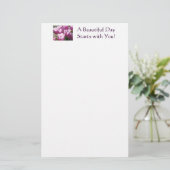 Schöner Tag beginnt mit Ihnen! Schreibwaren Tulips Briefpapier (Stehend Vorderseite)