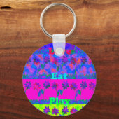 Schöner Tag besser Nacht Schlüsselanhänger (Vorderseite)