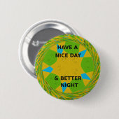 Schöner Tag Button (Vorne & Hinten)