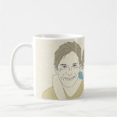 Schöner Tag des Vaters Kaffeetasse (Links)