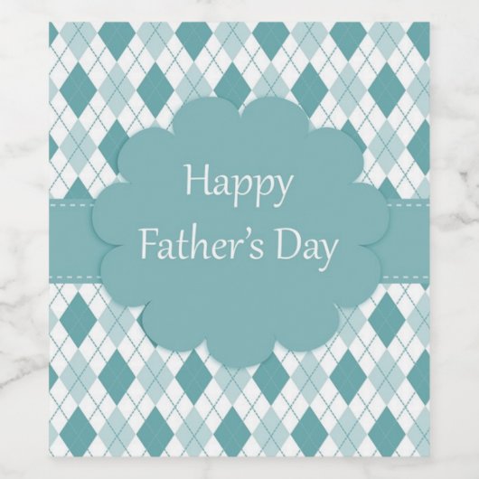 Schöner Tag des Vaters Weinetikett (Einzelnes Label)