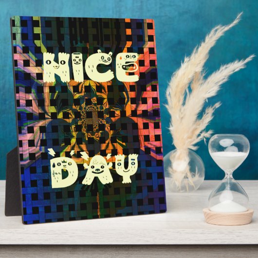 schöner Tag Fotoplatte (Seite)