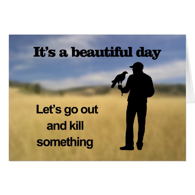 Schöner Tag für Falconry (Vorderseite (Horizontal))