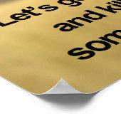 Schöner Tag für Falconry Poster (Ecke)