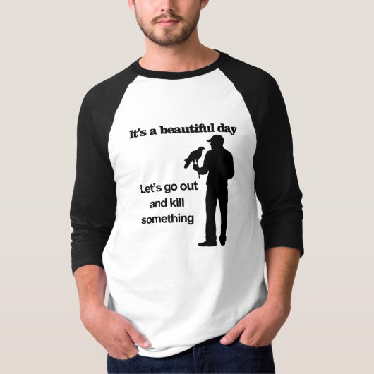 Schöner Tag für Falknerei T-Shirt (Vorderseite)