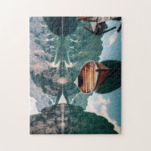 Schöner Tag im Berg Puzzle (Vertikal)