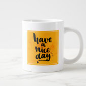 Schöner Tag Jumbo-Tasse (Rechts)