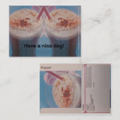 Schöner Tag - Karte (Vorne/Hinten)