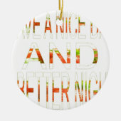 Schöner Tag Keramikornament (Vorne)