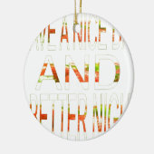 Schöner Tag Keramikornament (Links)