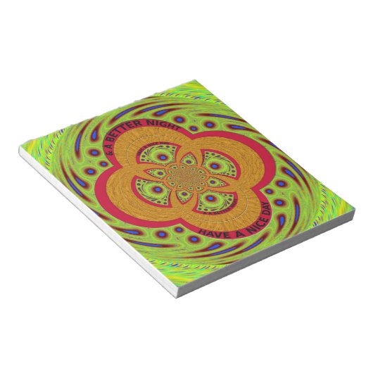 Schöner Tag Notizblock (angewinkelt)