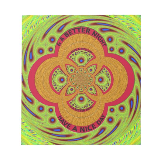 Schöner Tag Notizblock (Vorderseite)