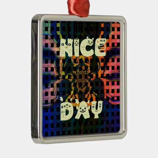 schöner Tag Ornament Aus Metall (Rechts)