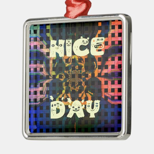 schöner Tag Ornament Aus Metall (Links)