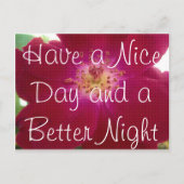 Schöner Tag Postkarte (Vorderseite)