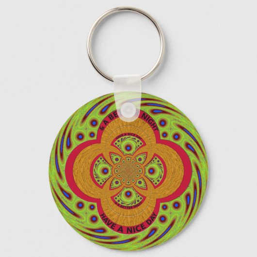 Schöner Tag Schlüsselanhänger (Vorderseite)