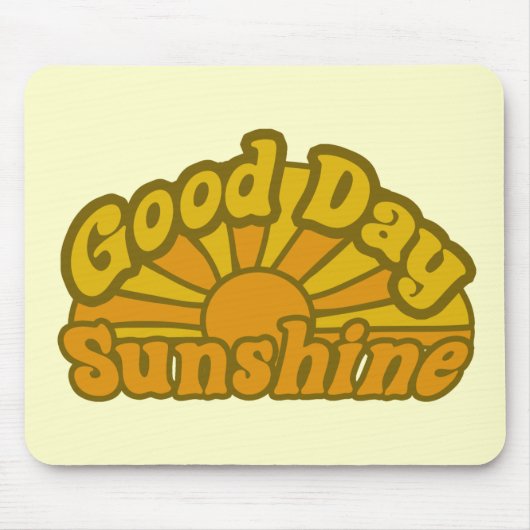 Schöner Tag Sonnenschein Mousepad (Vorne)