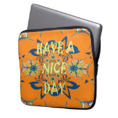 Schöner Tag stilvoll und modern einzigartig Laptopschutzhülle (Vorderseite Links)