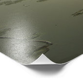 Schöner Tag über dem See Fotodruck (Ecke)
