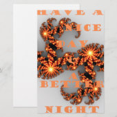 Schöner Tag und eine bessere Nacht Briefpapier (Vorne/Hinten)