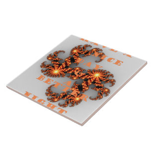 Schöner Tag und eine bessere Nacht Fliese