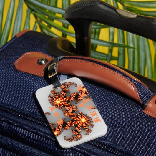 Schöner Tag und eine bessere Nacht Gepäckanhänger (Vorderseite Insitu 1)