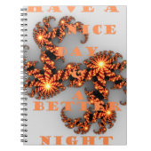 Schöner Tag und eine bessere Nacht Notizblock (Vorderseite)