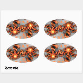 Schöner Tag und eine bessere Nacht Ovaler Aufkleber (Blatt)