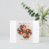 Schöner Tag und eine bessere Nacht Postkarte (Stehend Vorderseite)