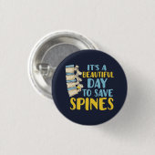 Schöner Tag zum Rett Spines Chiropraktor Button (Vorne & Hinten)