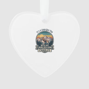 Schöner Tag zum Spazieren Cavalier King Charles Hu Ornament