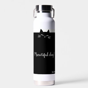 Schöner Tagesspass und süße Katze Trinkflasche