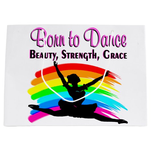 SCHÖNER TANCER GROßE GESCHENKTÜTE (Vorderseite)