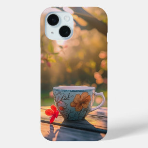 Schöner Teecup bei Sonnenuntergang Case-Mate iPhone Hülle
